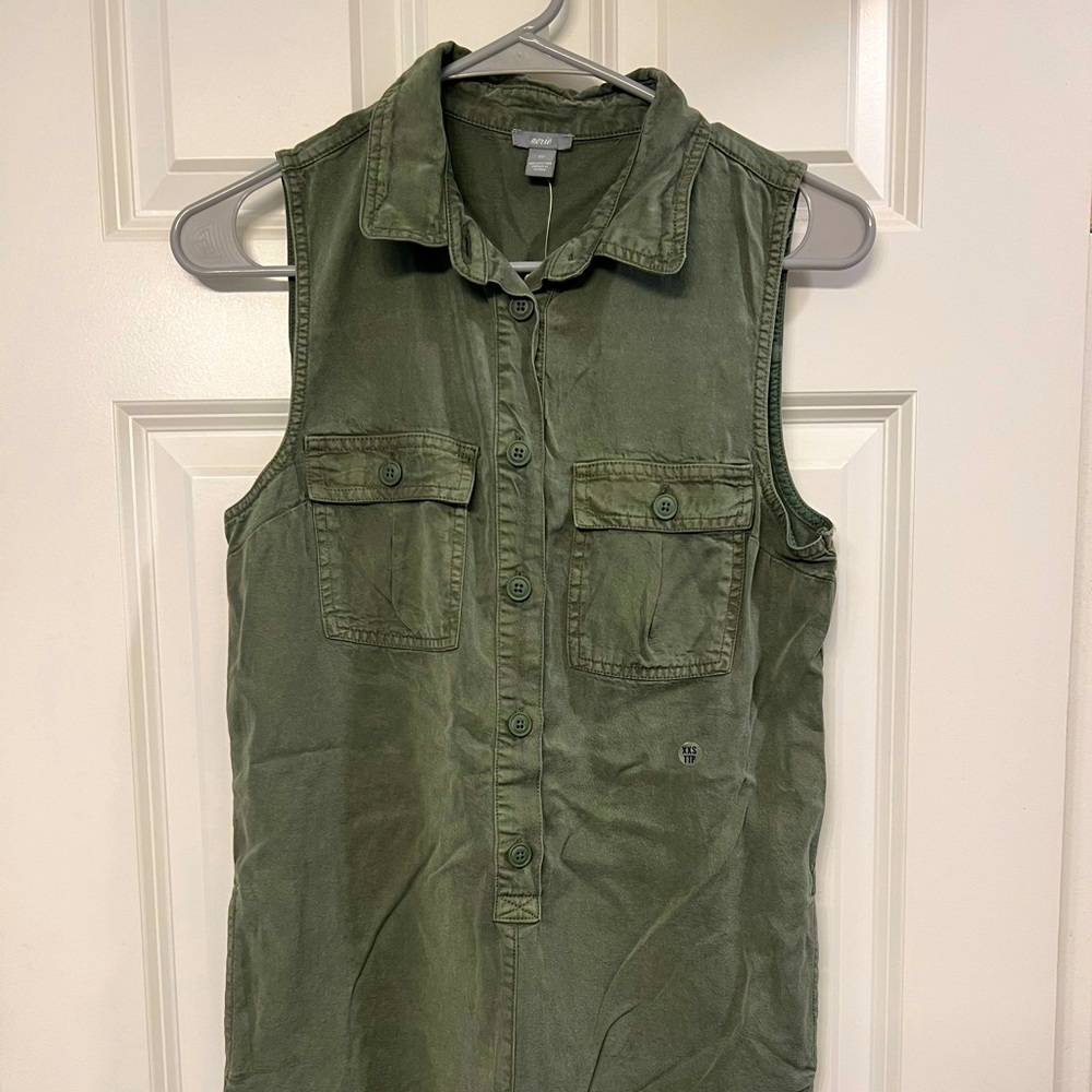 NWT Aerie One Piece Romper Style Coverup, XXS